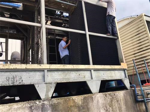 方形冷卻塔的組成與安裝