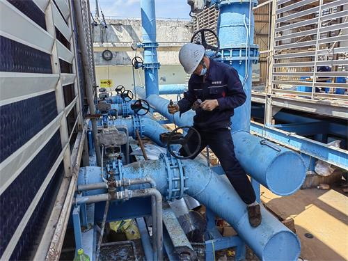 開式冷卻塔集水盤出現結冰的原因及處理方法(冷卻塔