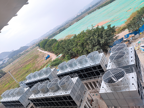 開式冷卻塔產生噪聲的解決途徑如下介紹(開式橫流冷