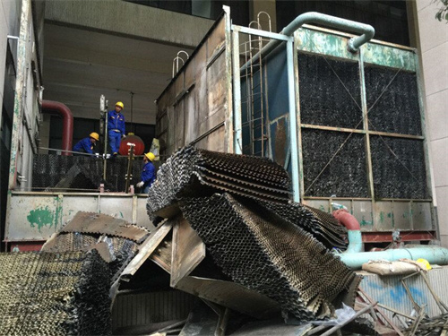 混流式閉式冷卻塔工作原理