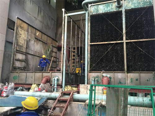 造成開式冷卻塔使用填料阻塞的原因(閉式冷卻塔與開