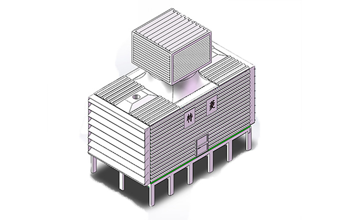 不銹鋼開式冷卻塔